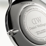 Daniel Wellington Classy St Mawes White Dial Brown Leather Strap Watch For Women - DW00100067