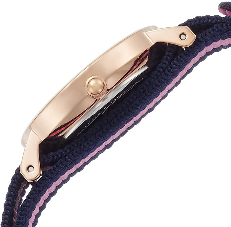 Daniel Wellington Classy Winchester White Dial Two Tone NATO Strap Watch For Women - DW00100065