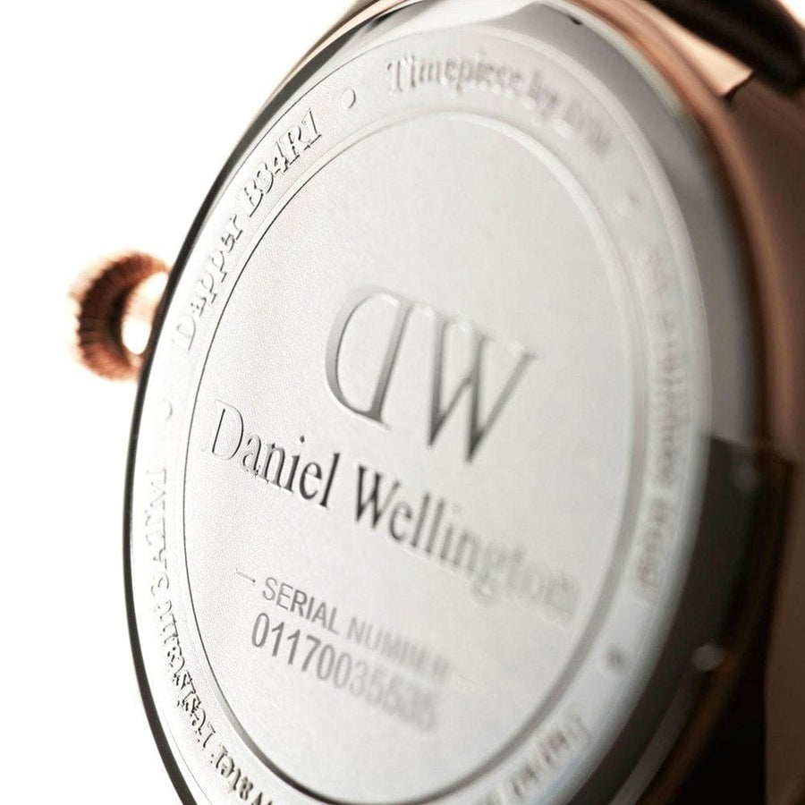 Daniel Wellington Dapper Cornwall White Dial Black Nylon Strap Watch For Women - DW00100263