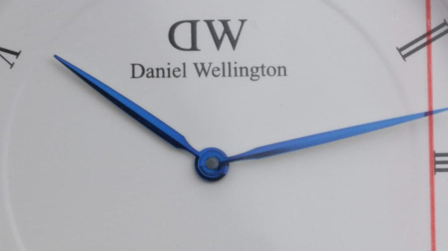 Daniel Wellington Dapper Cornwall White Dial Black Nylon Strap Watch For Women - DW00100263