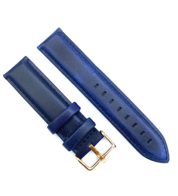 Daniel Wellington Classic Somerset White Dial Blue Leather Strap Watch For Men - DW00100121