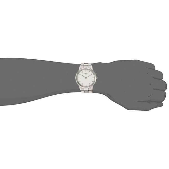 Daniel Wellington Iconic Link watch on wrist