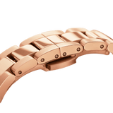 Daniel Wellington Iconic Donna Pink Dial Rose Gold Steel Strap Watch For Women - DW00100331