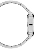 Daniel Wellington Iconic Link Black Dial Silver Steel Strap Watch For Women - DW00100208