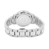 Daniel Wellington Iconic Link Black Dial Silver Steel Strap Watch For Women - DW00100342