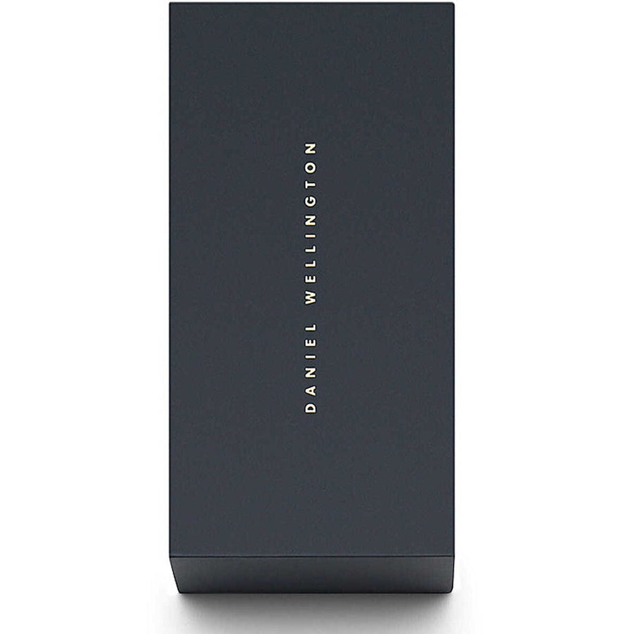 Daniel Wellington Iconic Link Ceramic Black Dial Black Steel Strap Watch For Women - DW00100415