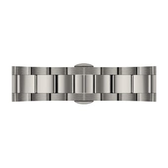 Daniel Wellington Iconic Link Chronograph Grey Dial Grey Steel Strap Watch for Men - DW00100643