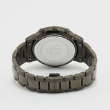 Daniel Wellington Iconic Link Chronograph Grey Dial Grey Steel Strap Watch for Men - DW00100643