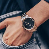 Daniel Wellington Iconic Link DW00100210 watch on wrist
