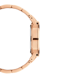 Daniel Wellington Iconic Link Pink Dial Rose Gold Steel Strap Watch For Women - DW00100335