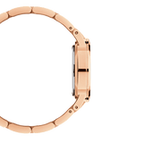 Daniel Wellington Iconic Link Unitone Rose Gold Dial Rose Gold Steel Strap Watch For Women - DW00100401