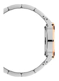 Daniel Wellington Iconic Link White Dial Two Tone Steel Strap Watch For Women - DW00100359