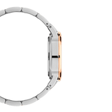 Daniel Wellington Iconic Link White Dial Two Tone Steel Strap Watch For Women - DW00100359