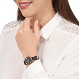 Daniel Wellington Petite Cornwall Black Dial Black Nylon Strap Watch for Women - DW00100247