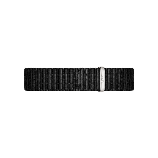 Daniel Wellington Petite Cornwall Black Dial Black Nylon Strap Watch For Women - DW00100248