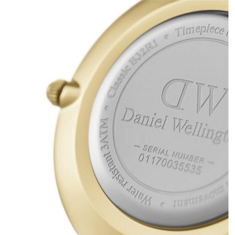 Daniel Wellington Petite Emerald Green Dial Gold Mesh Strap Watch For Women - DW00100481