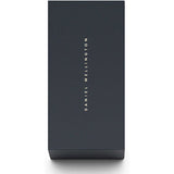 Daniel Wellington Petite Pressed Melrose Black Dial Rose Gold Mesh Strap Watch For Women - DW00100440