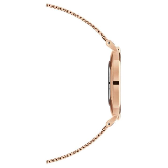 Daniel Wellington Petite Rose Gold Dial Rose Gold Mesh Strap Watch For Women - DW00100472