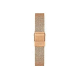 Daniel Wellington Pressed Melrose Emerald Green Rose Gold Mesh Strap Watch For Women - DW00100445