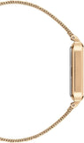 Daniel Wellington Pressed Melrose Emerald Green Rose Gold Mesh Strap Watch For Women - DW00100445