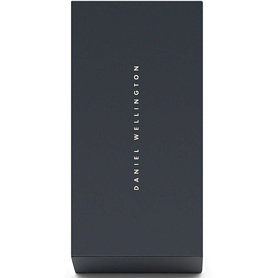 Daniel Wellington Quadro Pressed Sheffield Green Dial Black Leather Strap Watch For Women - DW00100439
