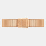 Daniel Wellington Quadro Studio Green Dial Rose Gold Mesh Strap Watch For Women - DW00100520