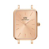 Daniel Wellington Quadro Unitone Rose Gold Dial Rose Gold Mesh Strap Watch For Women - DW00100484