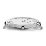 Daniel Wellington St Mawes White Dial Brown Leather Strap Watch For Men - DW00100052