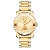 Movado Bold Gold Dial Gold Steel Strap Watch for Women - 3600323