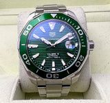 Tag Heuer Aquaracer Green Dial Watch for Men - WAY201S.BA0927