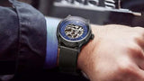 Maserati Epoca Automatic Skeleton Blue Dial Mesh Bracelet Watch For Men - R8823118002