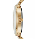 Michael Kors Cinthia Quartz Gold Dial Gold Steel Strap Watch For Women - MK3681