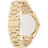 Michael Kors Slim Runway Gold Dial Gold Stainless Steel Strap Watch for Women - MK3179