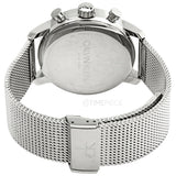 Calvin Klein City Chronograph White Dial Silver Mesh Bracelet Watch for Men - K2G27126