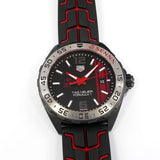 Tag Heuer Formula 1 Senna Special Edition Black Dial Two Tone Rubber Strap Watch for Men - WAZ1014.FT8027