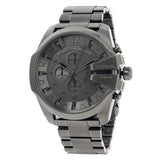 Diesel Mega Chief Chronograph Grey Dial Gunmetal Men's Watch - DZ4282
