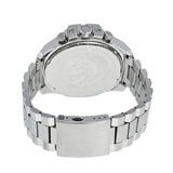 Diesel Mega Chief Quartz Chronograph White Dial Steel Strap Watch For Men - DZ4328