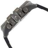 Diesel Mega Chief White Dial Brown Leather Strap Watch For Men - DZ4280