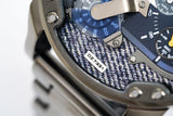 Diesel Big Daddy 2.0 Blue Dial Grey Stainless Strap Watch For Men - DZ7331