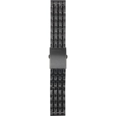 Diesel Mini Daddy Dual Time Black Dial Black Stainless Steel Strap Watch For Men - DZ7316