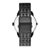 Diesel Mini Daddy Dual Time Black Dial Black Stainless Steel Strap Watch For Men - DZ7316