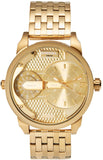 Diesel Mini Daddy Gold Dial Gold Steel Strap Watch For Men - DZ7306