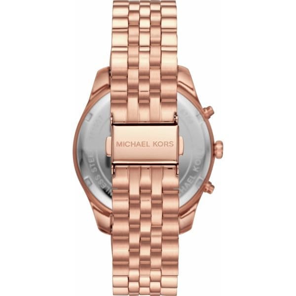 Diesel Mini Daddy Rose Gold Dial Rose Gold Steel Strap Watch For Men - DZ7318