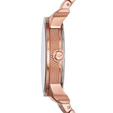 Diesel Mini Daddy Rose Gold Dial Rose Gold Steel Strap Watch For Men - DZ7318