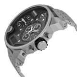 Diesel Mr Daddy 1.0 Black Dial Stainless Steel Stainless Watch For Men - DZ7221