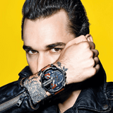 Diesel Mr Daddy 2.0 Black Dial Brown Leather Strap Watch For Men - DZ7332