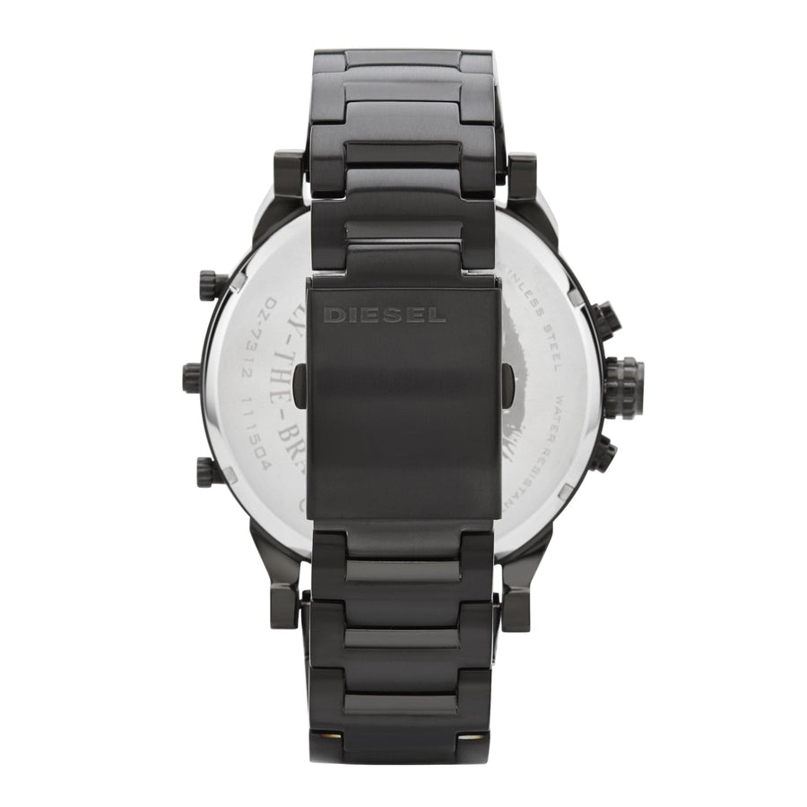Diesel Mr Daddy 2.0 Chronograph Black Dial Black Stainless Steel Watch For Men - DZ7396