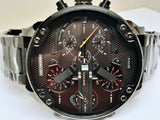 Diesel Mr Daddy 2.0 Chronograph Grey Dial Grey Steel Strap Watch For Men - DZ7315