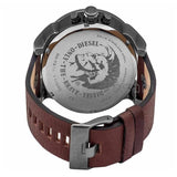 Diesel Mr Daddy Blue Dial Brown Leather Strap Watch For Men - DZ7314