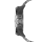 Diesel Uber Chief Black Dial Grey Stainless Steel Strap Watch For Men - DZ7372